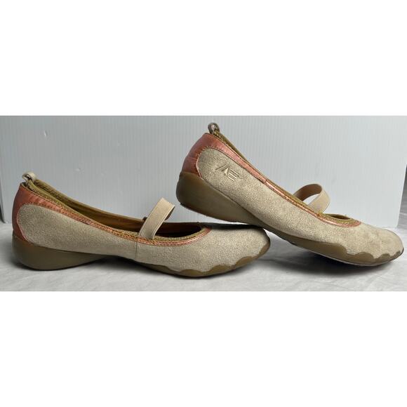 Vintage American Eagle Mary Jane Clogs Suede Flats Size 9.5 Women's - Picture 2 of 6